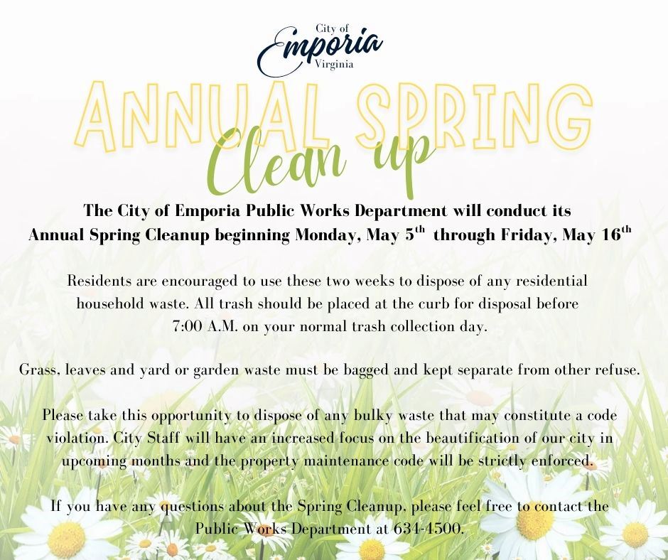 Annual Spring Clean Up